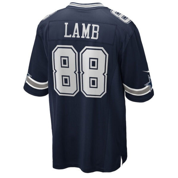 CeeDee Lamb 88 Dallas Cowboys Cee Works Hard Home Game Men Jersey - Navy