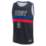 Cade Cunningham Detroit Pistons Fanatics Fast Break Replica Jersey - Statement Edition - Black