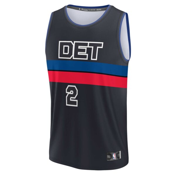 Cade Cunningham Detroit Pistons Fanatics Fast Break Replica Jersey - Statement Edition - Black