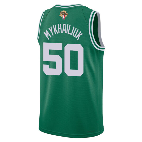 Svi Mykhailiuk 50 Boston Celtics 2024 FINALS PATCH Icon Edition Jersey - Kelly Green