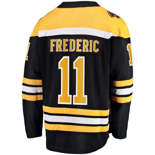 Trent Frederic Boston Bruins Fanatics Home Breakaway Player Jersey - Black