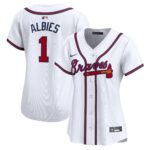 Ozzie Albies Atlanta Braves  Women's Home Limited Player Jersey - White