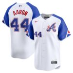 Hank Aaron Atlanta Braves  City Connect Retired Player Jersey - White