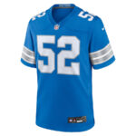 Netane Muti 52 Detroit Lions Game Men Jersey - Blue