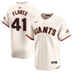Wilmer Flores San Francisco Giants  Home Limited Player Jersey - Cream