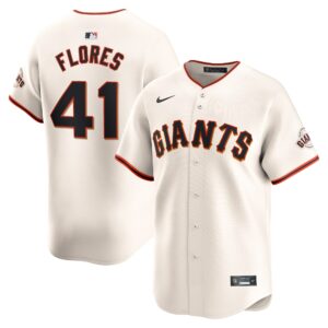 Wilmer Flores San Francisco Giants  Home Limited Player Jersey - Cream