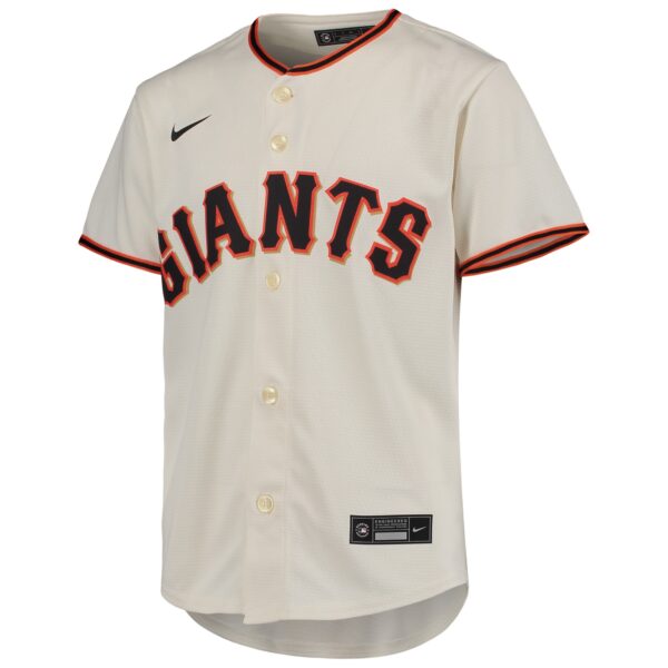 Mike Yastrzemski San Francisco Giants  Youth Alternate Replica Player Jersey - Cream