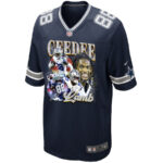 CeeDee Lamb 88 Dallas Cowboys Cee Works Hard Home Game Men Jersey - Navy