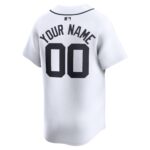 Detroit Tigers  Youth Home Limited Custom Jersey - White