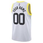 Utah Jazz 2023/24 Association Swingman Custom Men Jersey - White