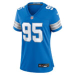Mathieu Betts 95 Detroit Lions Women's Game Jersey - Blue