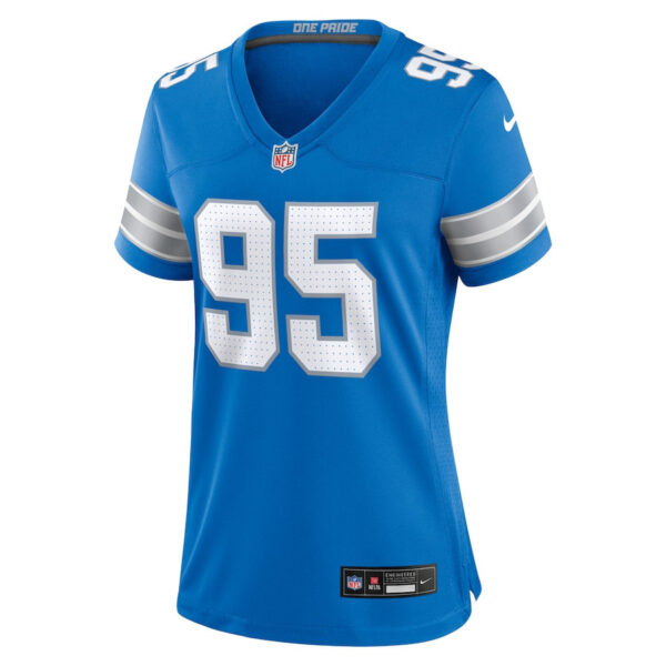 Mathieu Betts 95 Detroit Lions Women's Game Jersey - Blue