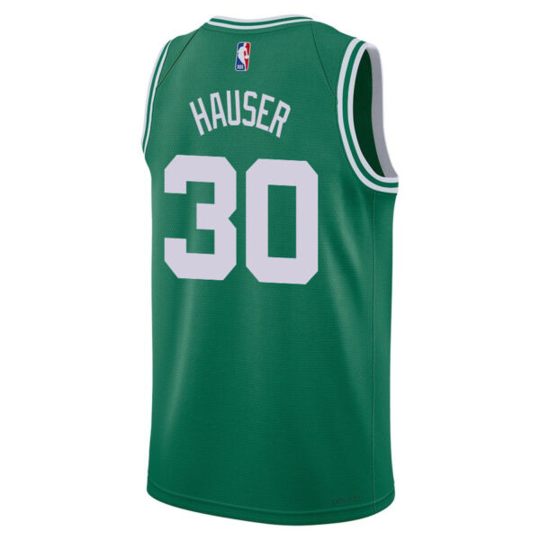 Sam Hauser 30 Boston Celtics 2024 FINALS CHAMPIONS Jersey - Icon Edition - Kelly Green