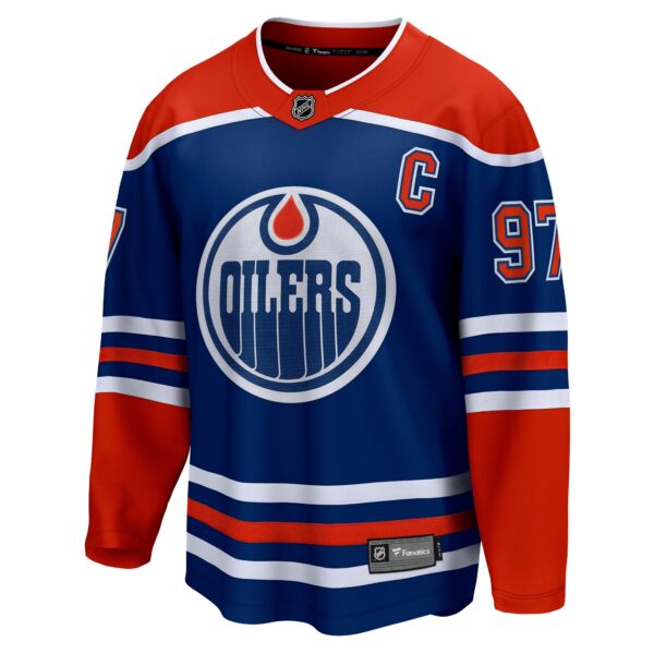 Connor McDavid Edmonton Oilers Fanatics Home Breakaway Jersey - Royal