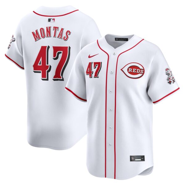Frankie Montas Cincinnati Reds  Home Limited Player Jersey - White