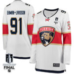 Oliver Ekman-Larsson 91 Florida Panthers 2024 STANLEY CUP Final Women's Away Breakaway Jersey - White