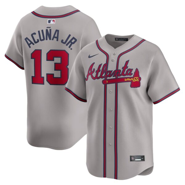 Ronald Acuu00c3u00b1a Jr. Atlanta Braves  Away Limited Player Jersey - Gray