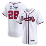Matt Olson Atlanta Braves  Home Elite Player Jersey - White