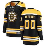 Boston Bruins Fanatics Women's Home Breakaway Custom Jersey - Black