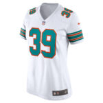Larry Csonka 39 Miami Dolphins Women Retired Jersey - White