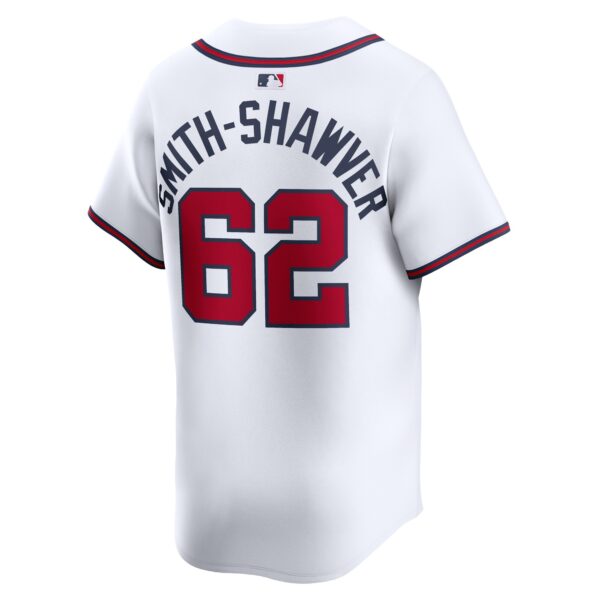 AJ Smith-Shawver Atlanta Braves  Home Limited Player Jerseyu00c2u00a0u00e2u20acu201c White