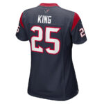 Desmond King 25 Houston Texans Women Game Jersey - Navy