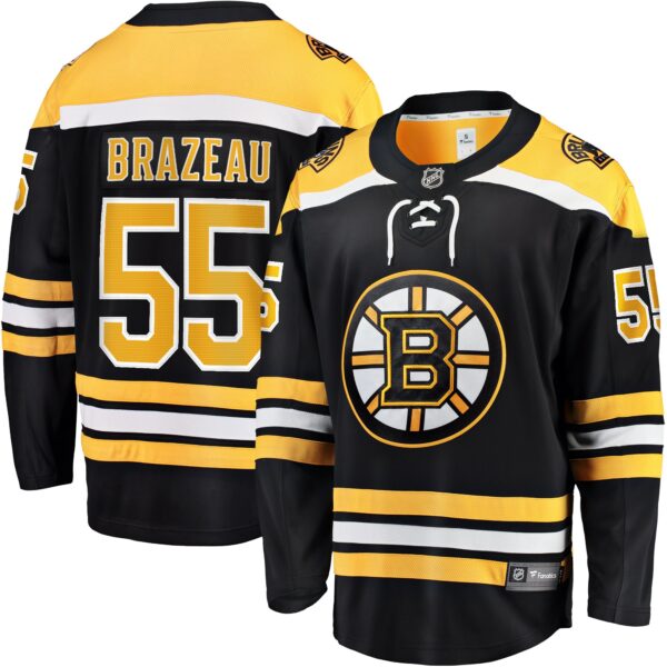 Justin Brazeau Boston Bruins Fanatics Home Premier Breakaway Player Jersey - Black