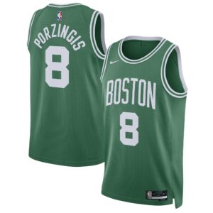 Kristaps Porzingis Boston Celtics  Unisex Swingman Jersey - Icon Edition - Kelly Green