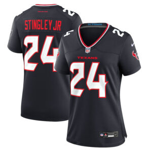 Derek Stingley Jr. 24 Houston Texans Women Game Jersey - Navy
