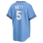 George Brett Kansas City Royals  Road Cooperstown Collection Player Jersey - Light Blue
