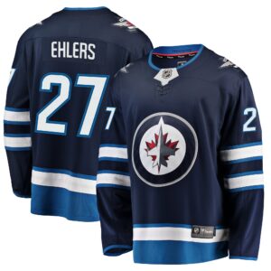 Nikolaj Ehlers Winnipeg Jets Fanatics Breakaway Replica Jersey - Navy