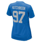 Aidan Hutchinson 97 Detroit Lions Women Player Jersey - Blue