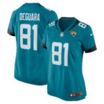 Josiah Deguara 81 Jacksonville Jaguars Alternate Game Women Jersey - Teal
