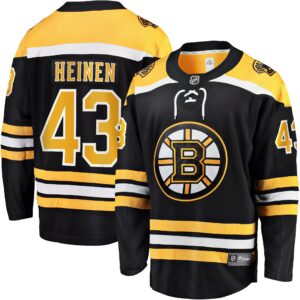Danton Heinen Boston Bruins Fanatics Home Premier Breakaway Player Jersey - Black