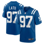 Laiatu Latu Indianapolis Colts 2024 First Round Pick Player Game Jersey - Royal