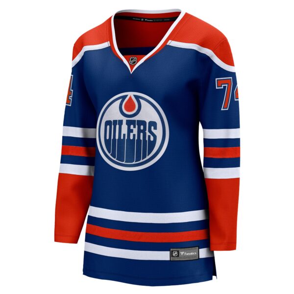 Stuart Skinner Edmonton Oilers Fanatics Women's Home Breakaway Player Jersey - Royal