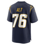 Joe Alt Los Angeles Chargers 2024 First Round Pick Player Game Jersey - Navy