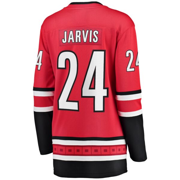 Seth Jarvis Carolina Hurricanes Fanatics Women's Alternate Breakaway Player Jersey - Red