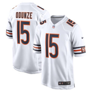 Rome Odunze 15 Chicago Bears Game Men Jersey - White