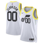 Jordan Clarkson 00 Utah Jazz Unisex Swingman Jersey - Association Edition - White