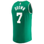 Jaylen Brown 7 Boston Celtics 2024 FINALS CHAMPIONS Jersey - Kelly Green - Icon Edition