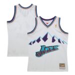 Utah Jazz Mitchell & Ness 1996-97 Hardwood Classics Swingman Jersey - White