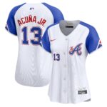Ronald Acuu00c3u00b1a Jr. Atlanta Braves  Women's City Connect Limited Player Jersey - White