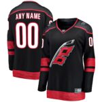 Carolina Hurricanes Fanatics Women's Home Breakaway Custom Jersey - Black