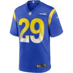 Eric Dickerson 29 Los Angeles Rams Men Game Retired Jersey - Royal