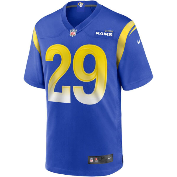 Eric Dickerson 29 Los Angeles Rams Men Game Retired Jersey - Royal