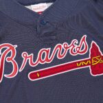 Chipper Jones Atlanta Braves Mitchell & Ness Cooperstown Collection 2007 Batting Practice Jersey - Navy