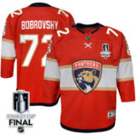 Sergei Bobrovsky 72 Florida Panthers 2024 STANLEY CUP Final Youth Home Breakaway Jersey - Red