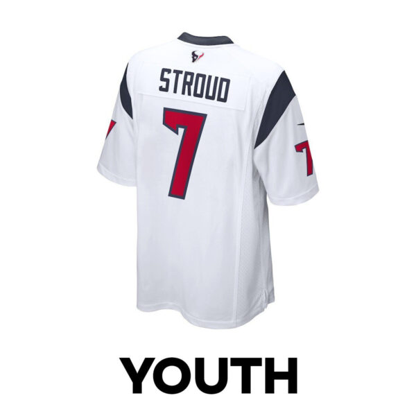 C.J. Stroud 7 Houston Texans The Chosen One Game YOUTH Jersey - White