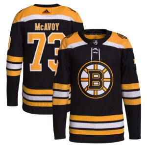 Charlie McAvoy Boston Bruins adidas Home Primegreen Authentic Pro Player Jersey - Black
